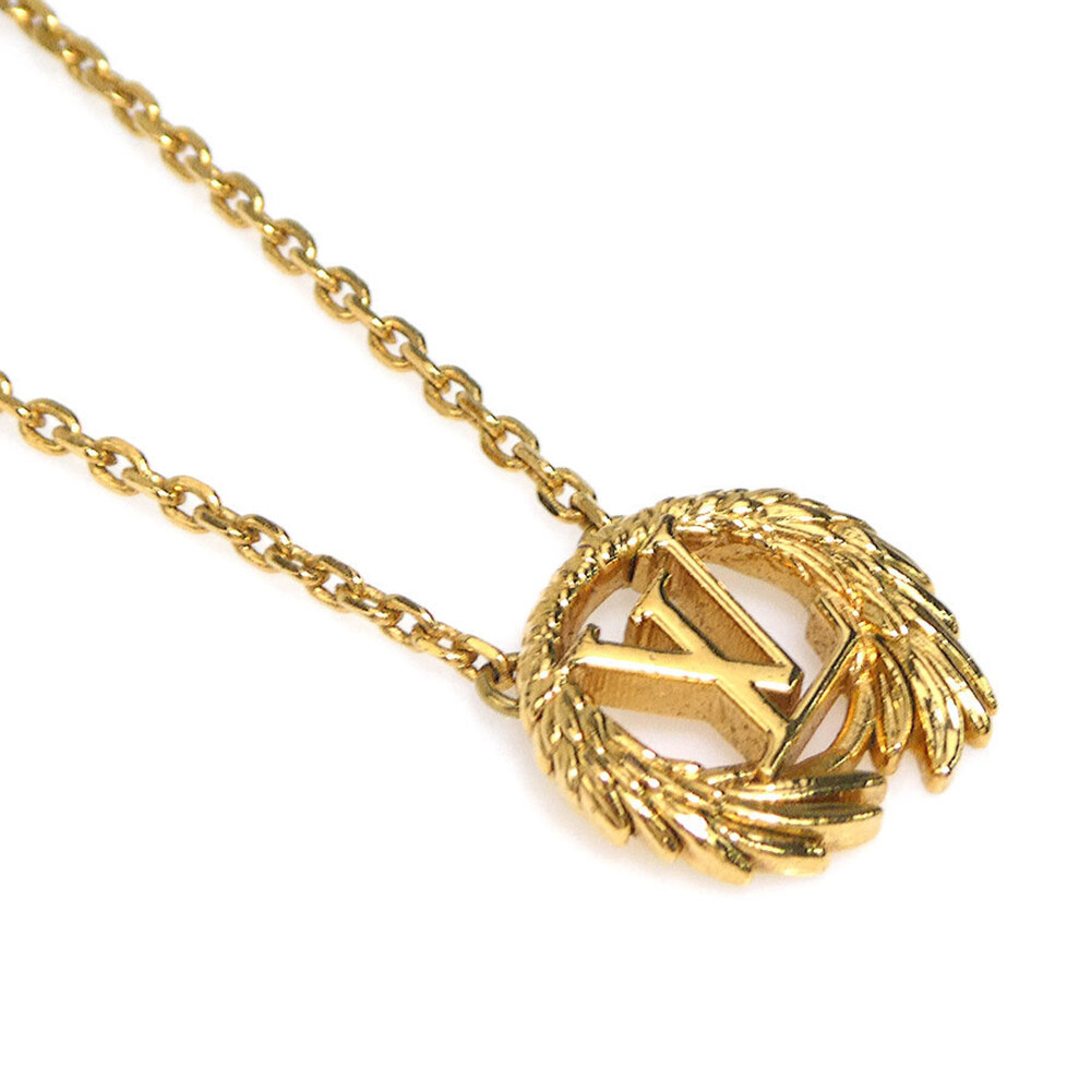 LOUIS VUITTON Gold Necklace - Picture 2 of 5